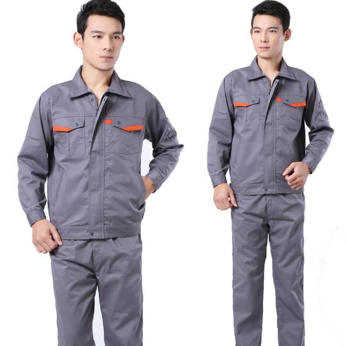 Đồng phục công nhân cơ khí dài tay bảo vệ cơ thể khi làm việc