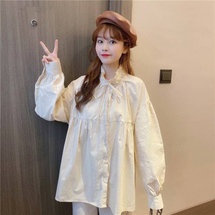 Áo sơ mi baby doll cho cô nàng nữ tính
