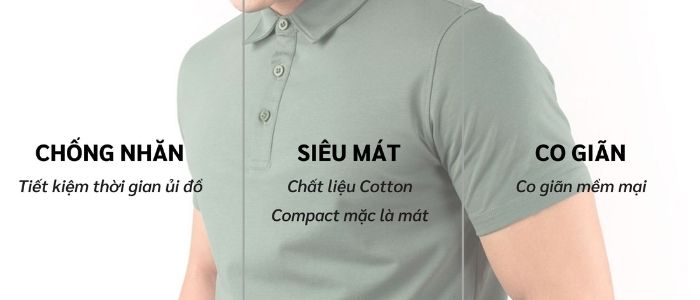 Chất liệu để may áo polo nam cotton