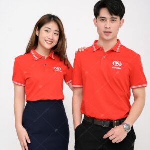 Mẫu áo polo đồng phục công ty Kido Foods