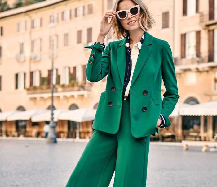Outfit màu xanh phối đồ hài hòa, tạo thiện cảm cho người nhìn