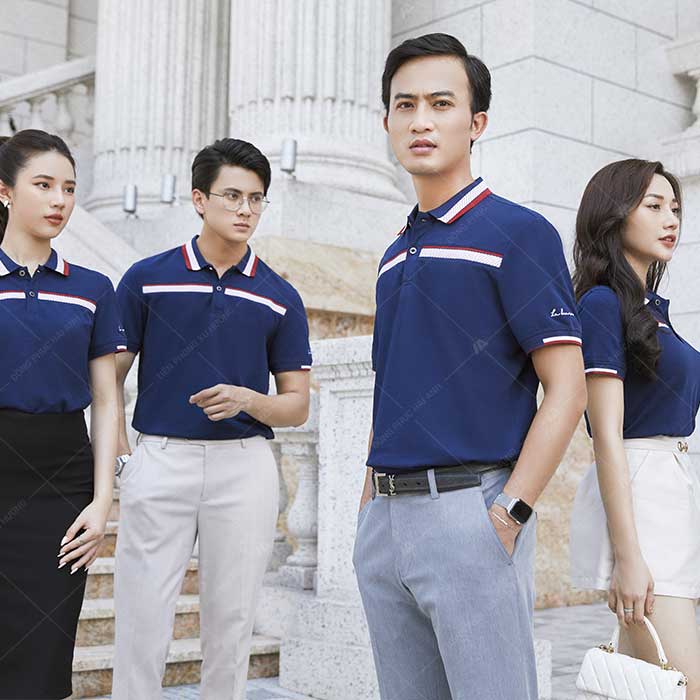 Sản phẩm áo polo đồng phục cao cấp Hải Anh