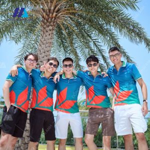 Áo thun Team Building du lịch ngân hàng VPbank- Đồng phục Hải Anh