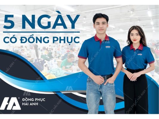 Tùy từng mẫu và thiết kế đồng phục sẽ có thời gian nhanh hơn 