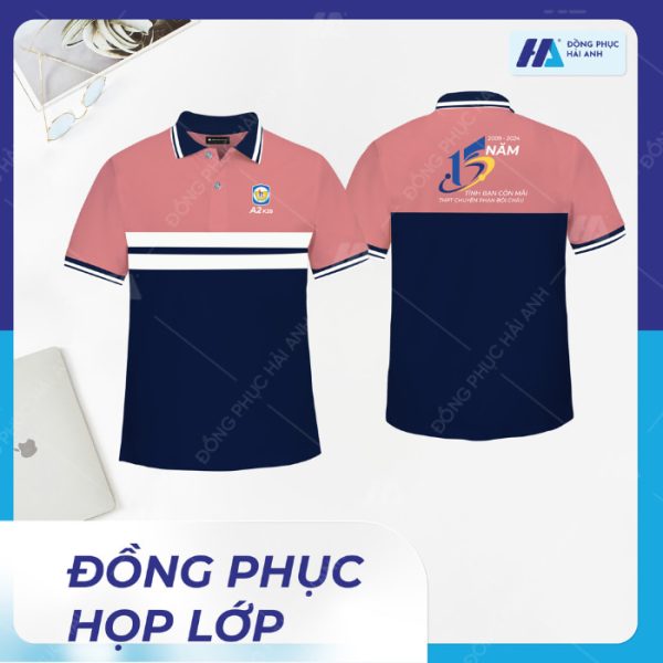 Mẫu áo đồng phục họp lớp 15 năm trường chuyên Phan Bội Châu - đồng phục Hải Anh