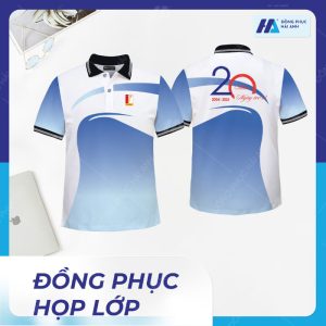 Mẫu áo đồng phục họp lớp 20 năm đại học Bách Khoa- đồng phục Hải Anh